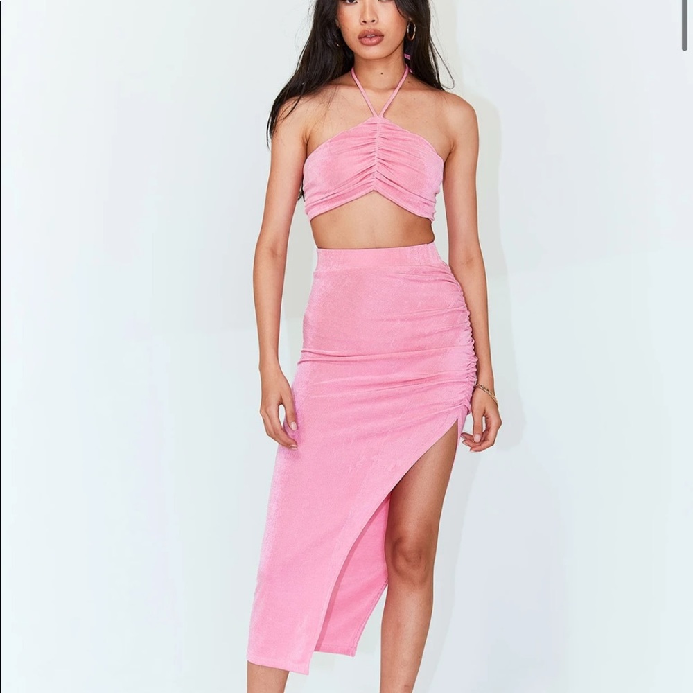 Princess Polly Pink 2-Piece Sienna Set Size 2
